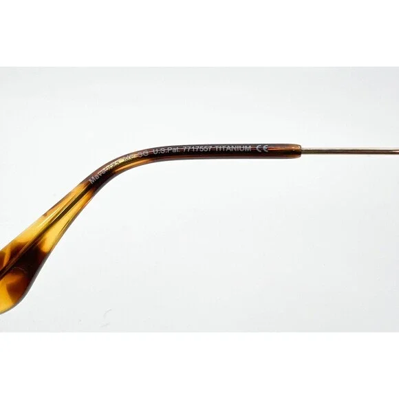 Maui Jim Japan Mavericks MJ-264-16 Gold Metal Sunglasses 61-14-137 9979